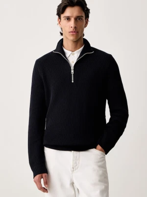 Marc O'Polo sweter męski bawełniany granatowy