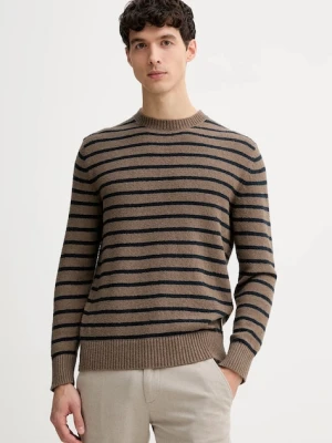 Marc O'Polo sweter męski kolor brązowy lekki 620500860158