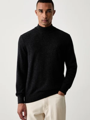 Marc O'Polo sweter męski z dodatkiem wełny szary