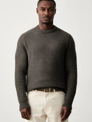 Marc O'Polo sweter męski z wełną brązowy