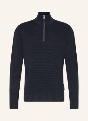 Marc O'polo Sweter Typu Troyer blau