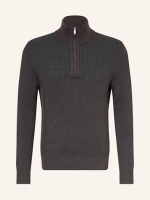 Marc O'polo Sweter Typu Troyer blau