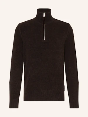 Marc O'polo Sweter Typu Troyer braun