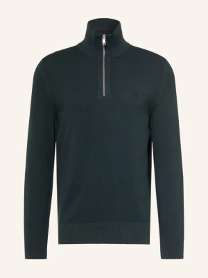 Marc O'polo Sweter Typu Troyer grau CZIEMNOSZARY