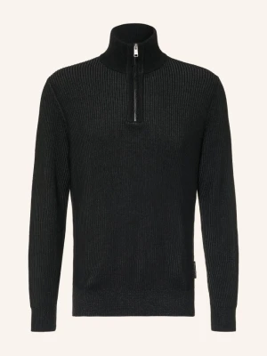 Marc O'polo Sweter Typu Troyer schwarz