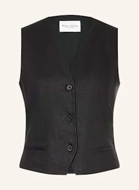 Marc O'polo Sweter Z Dodatkiem Lnu schwarz