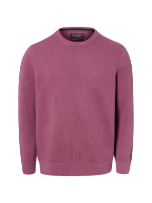 Marc O'Polo sweter z dzianiny Mężczyźni drobna dzianina lila