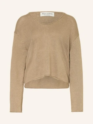 Marc O'polo Sweter Z Lnem beige