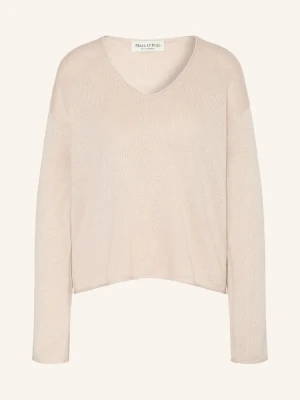 Marc O'polo Sweter Z Lnem grau JASNOCZARY
