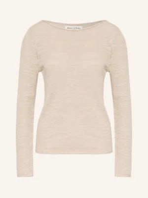 Marc O'polo Sweter Z Lnu beige