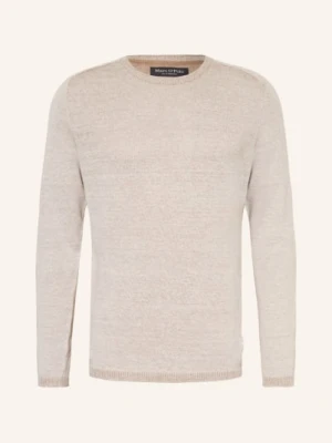 Marc O'polo Sweter Z Lnu beige
