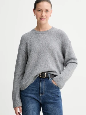 Marc O'Polo sweter z wełną damski kolor szary lekki 508612160463