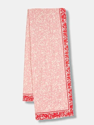 Marc O'Polo szal damski kolor różowy wzorzysty 600802502045