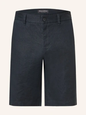 Marc O'polo Szorty Lniane Reso Jogger Regular Fit blau