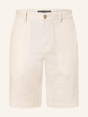 Marc O'polo Szorty Lniane Reso Jogger Regular Fit grau