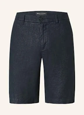 Marc O'polo Szorty Z Lnu Reso Regular Fit blau