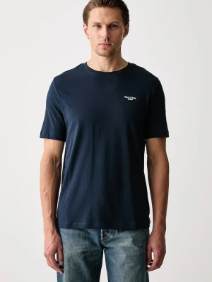 Marc O'Polo T-shirt basic męski bawełniany 2-pack granatowy