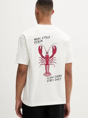 Marc O'Polo T-shirt basic męski bawełniany