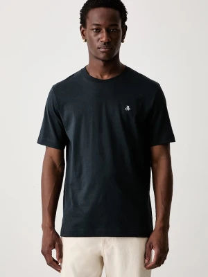 Marc O'Polo T-shirt basic męski bawełniany granatowy