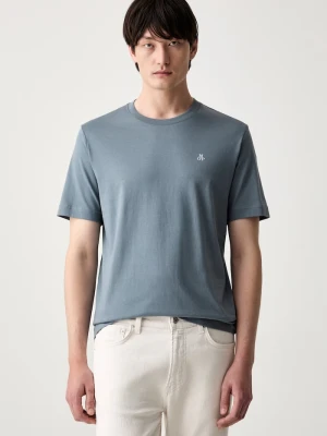 Marc O'Polo T-shirt basic męski bawełniany niebieski