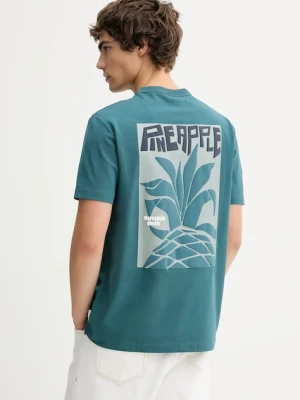 Marc O'Polo t-shirt bawełniany turkusowy