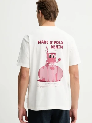 Marc O'Polo t-shirt bawełniany beżowy