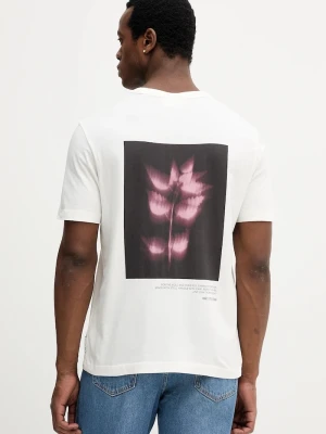 Marc O'Polo t-shirt bawełniany beżowy