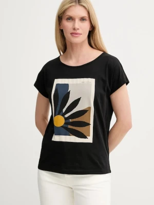 Marc O'Polo t-shirt bawełniany damski kolor czarny M04206751377