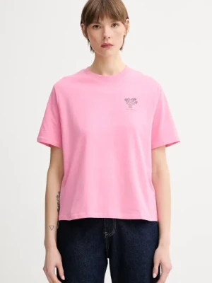 Marc O'Polo t-shirt bawełniany damski kolor różowy 5000006470