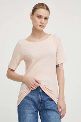 Marc O'Polo t-shirt bawełniany damski kolor różowy 403226151399