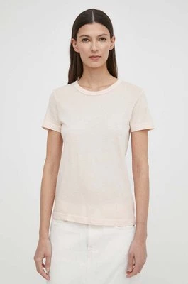 Marc O'Polo t-shirt bawełniany damski kolor różowy 403226851397