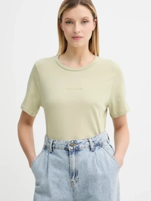 Marc O'Polo t-shirt bawełniany damski kolor zielony 5000006452