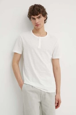 Marc O'Polo t-shirt bawełniany męski kolor biały gładki 423217651236
