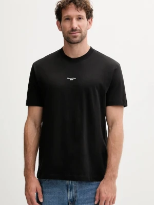 Marc O'Polo t-shirt bawełniany męski kolor czarny z nadrukiem 5000006275