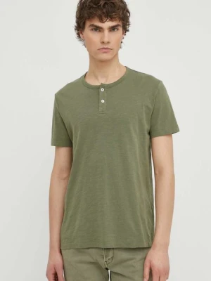 Marc O'Polo t-shirt bawełniany męski kolor szary gładki 423217651236