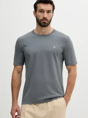 Marc O'Polo t-shirt bawełniany męski kolor szary gładki 524201251054