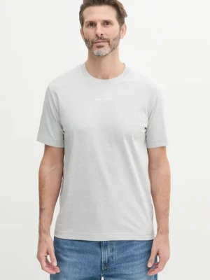 Marc O'Polo t-shirt bawełniany męski kolor szary z nadrukiem 523201251382