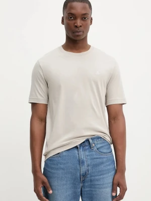 Marc O'Polo t-shirt bawełniany męski kolor szary z nadrukiem 526201251054