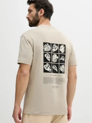 Marc O'Polo t-shirt bawełniany męski kolor zielony wzorzysty 524206451260