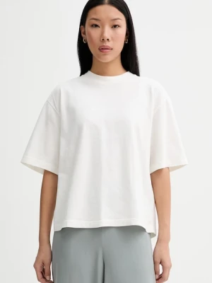 Marc O'Polo T-shirt damski bawełniany beżowy