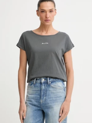 Marc O'Polo T-shirt damski bawełniany szary