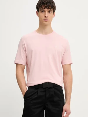 Marc O'Polo T-shirt męski bawełniany różowy