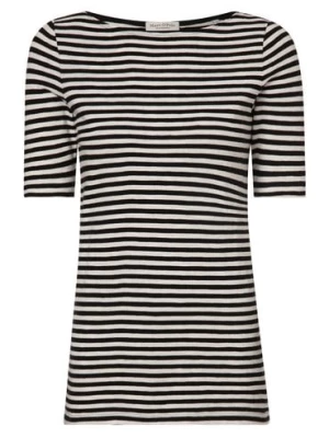 Marc O'Polo T-shirt damski Kobiety Bawełna czarny|biały w paski,