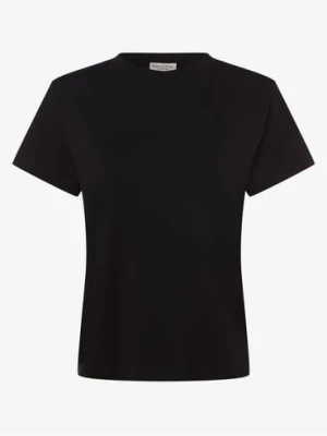 Marc O'Polo T-shirt damski Kobiety Bawełna niebieski jednolity,