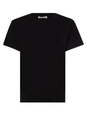 Marc O'Polo T-shirt damski Kobiety Bawełna niebieski jednolity,