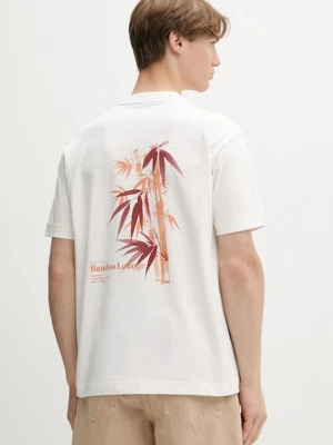 Marc O'Polo T-shirt męski bawełniany beżowy