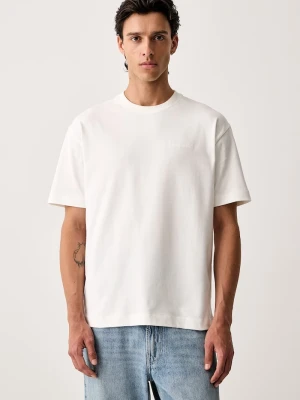Marc O'Polo T-shirt męski bawełniany beżowy