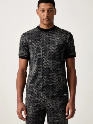 Marc O'Polo T-shirt męski bawełniany czarny