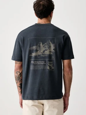 Marc O'Polo T-shirt męski bawełniany granatowy
