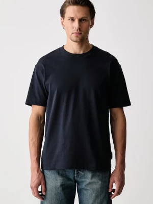 Marc O'Polo T-shirt męski bawełniany granatowy